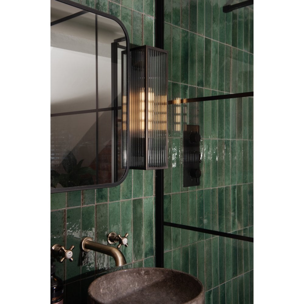 Keegan Wall Light Rubbed Bronze Large IP44