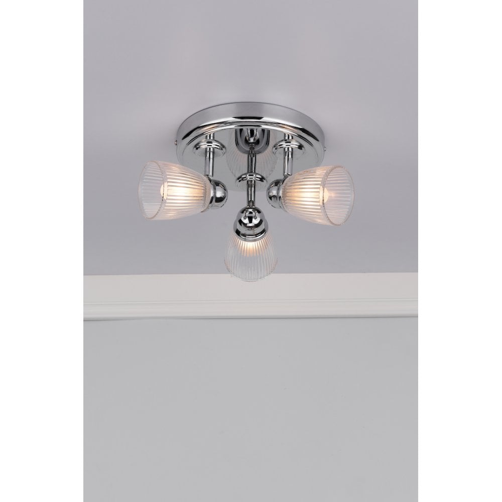 Cedric 3 Light Spotlight Polished Chrome