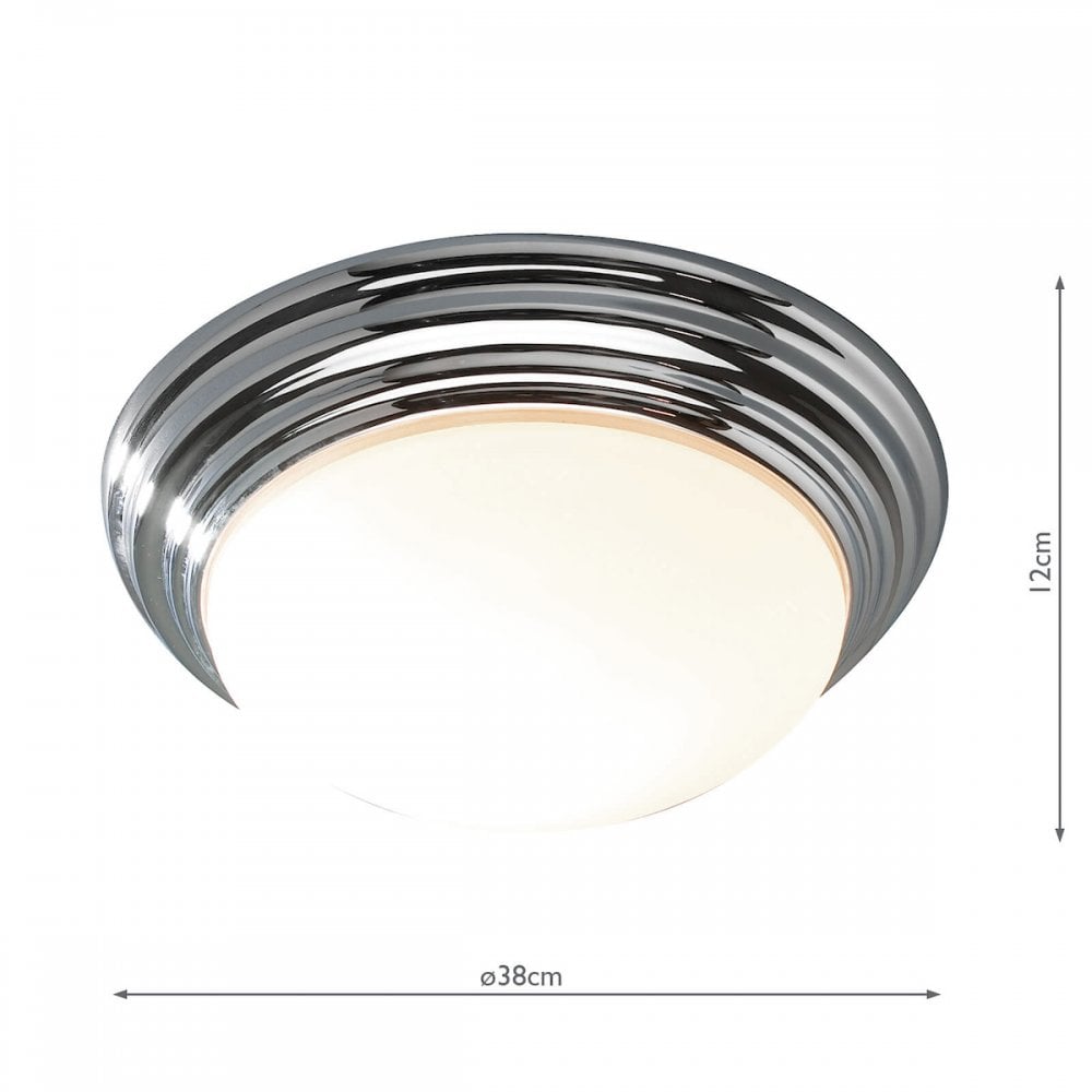Barclay Flush Large Polished Chrome IP44