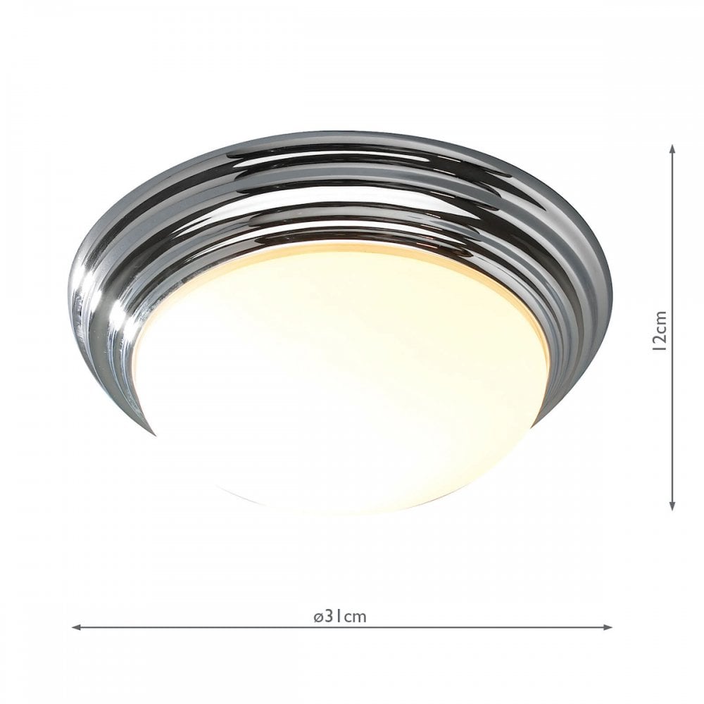 Barclay Flush Small Polished Chrome IP44