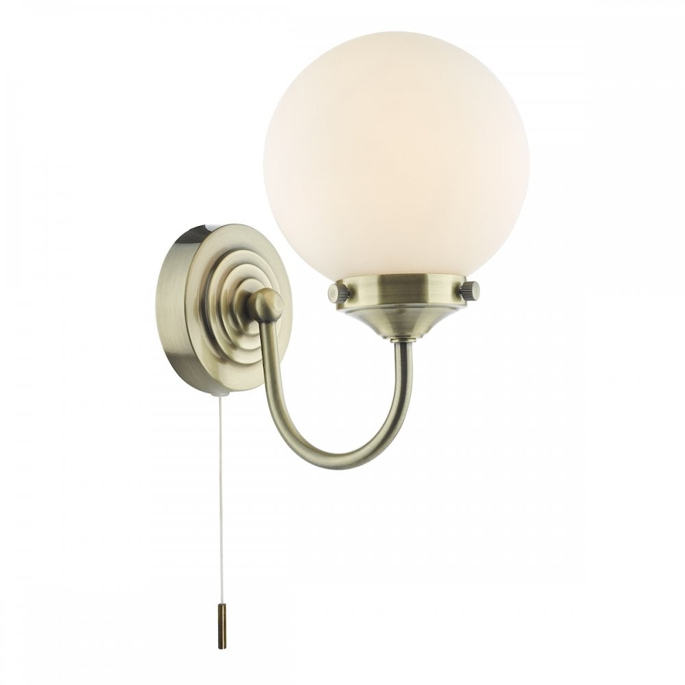 Barclay 1-Light Antique Brass Wall Bracket
