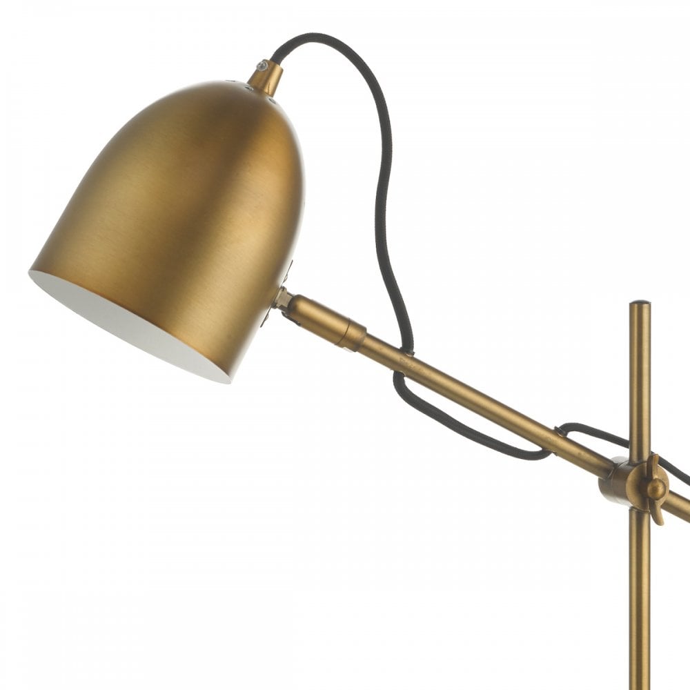 Mendal Task Lamp in Bronze & Marble