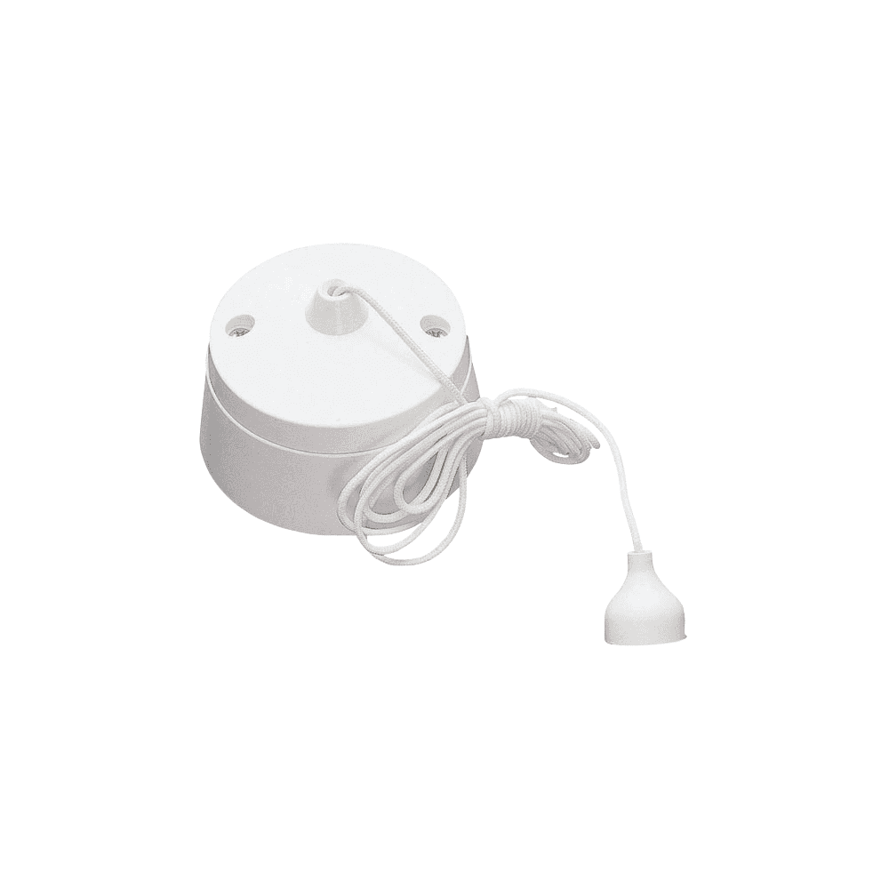 White 2 Way Pull Cord Switch