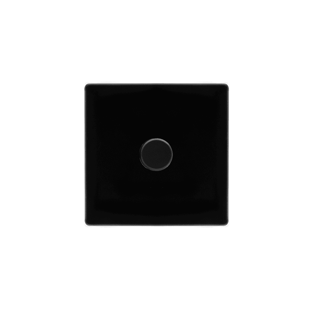 Black 1 Gang 2 Way Dimmer Switch