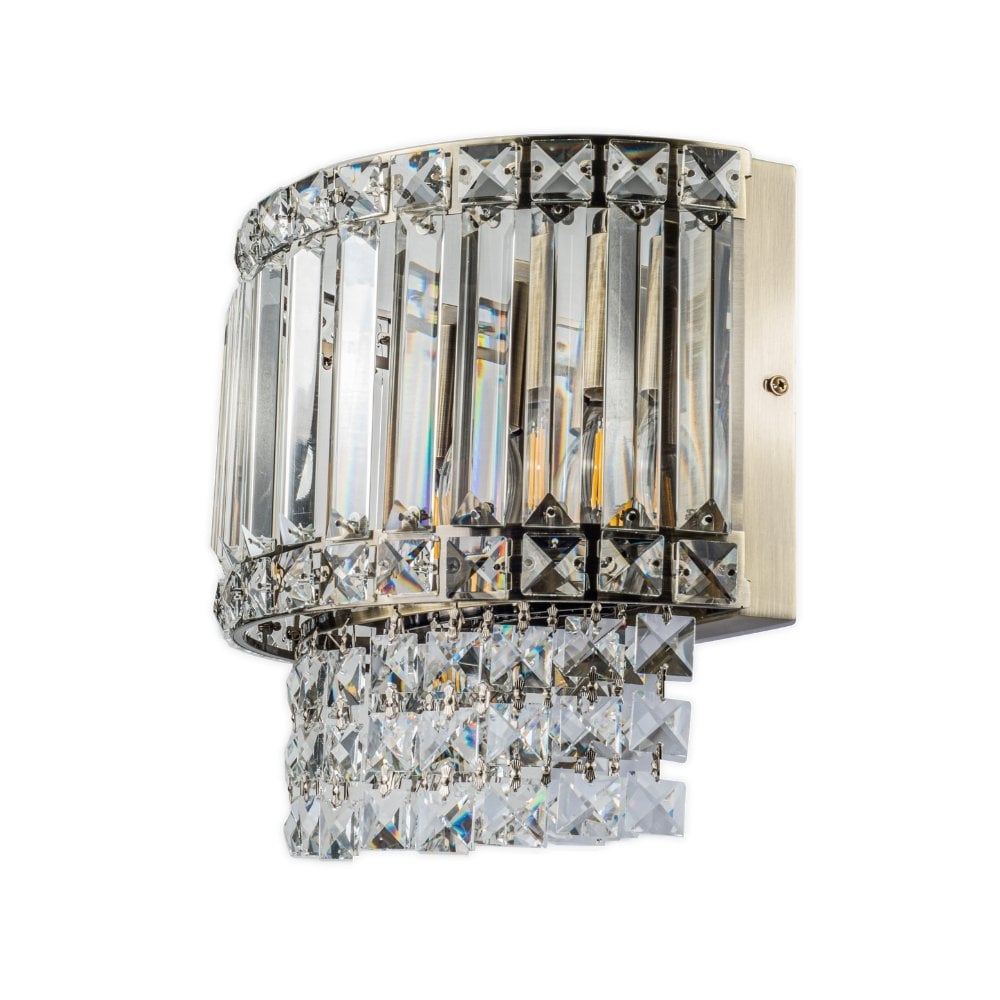 Isla 3 Light Antique Brass Wall Light