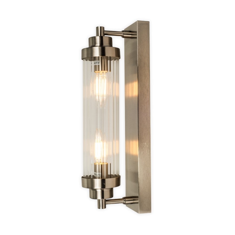 Edith Satin Chrome Bathroom Wall Light