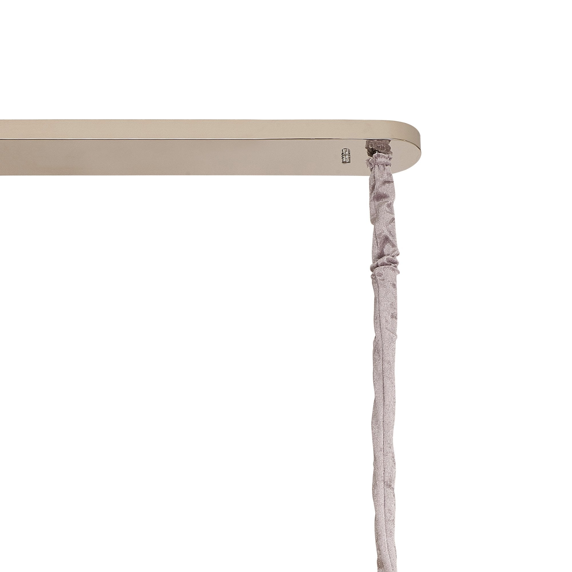 Donard Polished Nickel 5 Light Bar Pendant with Smoked Glass