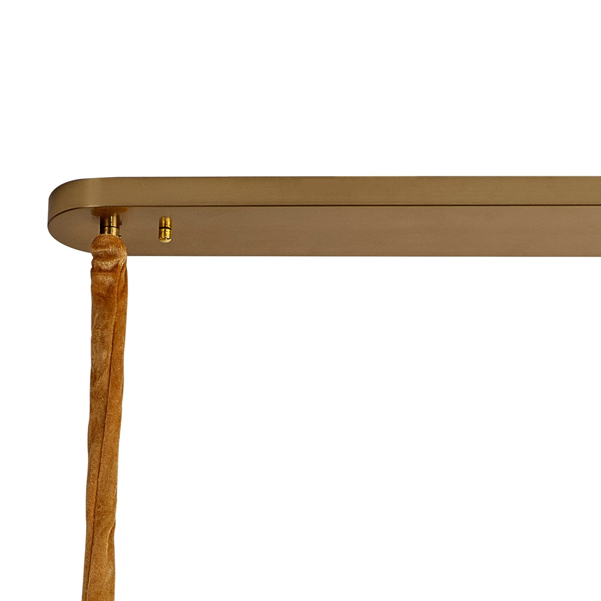 Donard Brass 7 Light Bar Pendant with Smoked Glass
