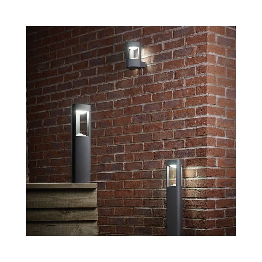 Tribeca 500mm Bollard in Textured Grey IP54