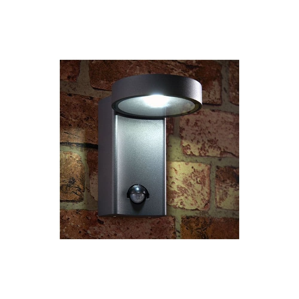 Oreti PIR Wall Light 10W Cool White IP44