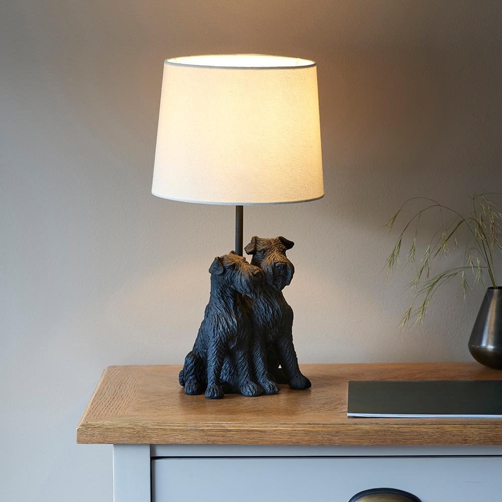Westie Table in Matt Black