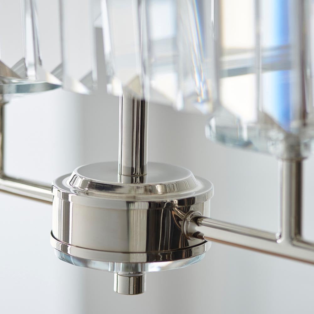 Carol Bright Nickel & Crystal Linear Pendant