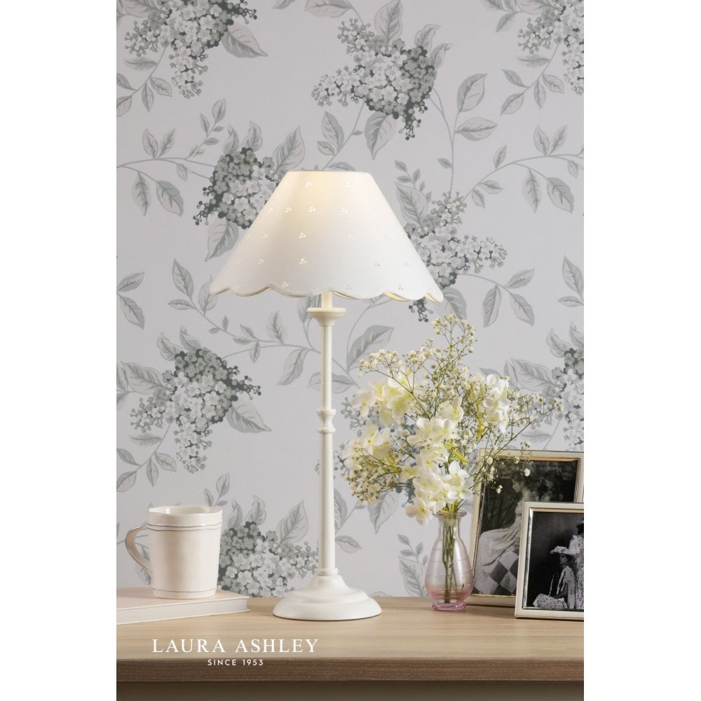 Cordwell Matt White Table Lamp C/W Shade