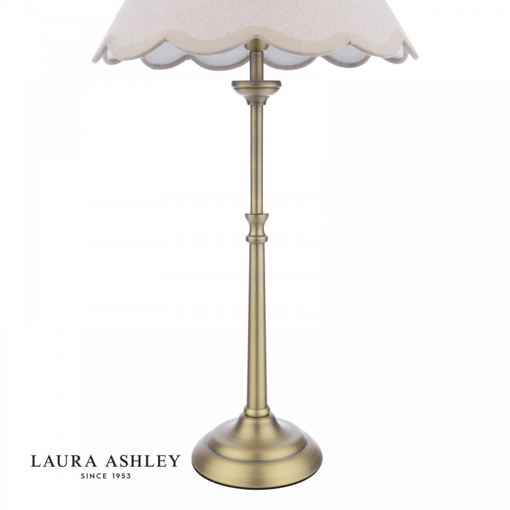 Cordwell Antique Brass Table Lamp C/W Shade