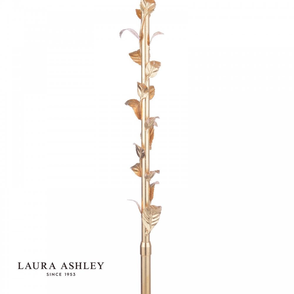 Halton Gold Leaf Floor Lamp C/W Shade