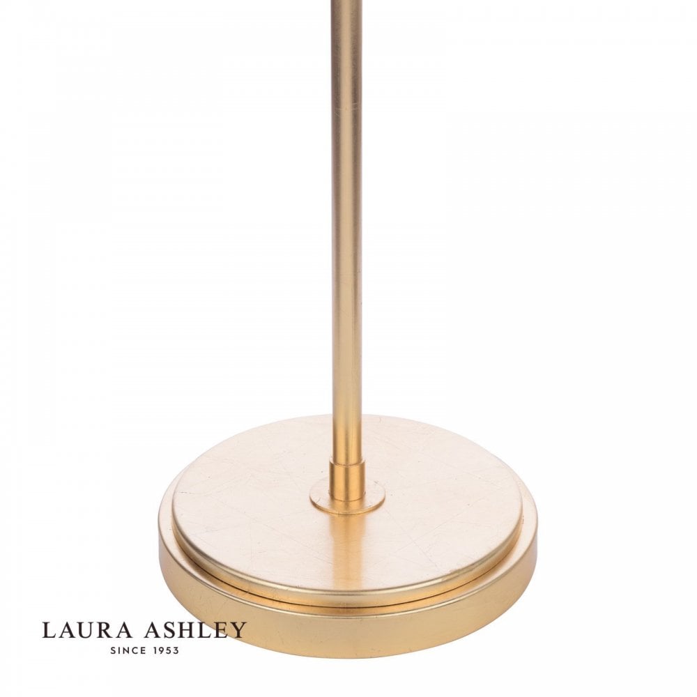 Halton Gold Leaf Floor Lamp C/W Shade