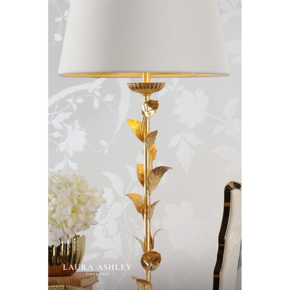 Halton Gold Leaf Table Lamp C/W Shade