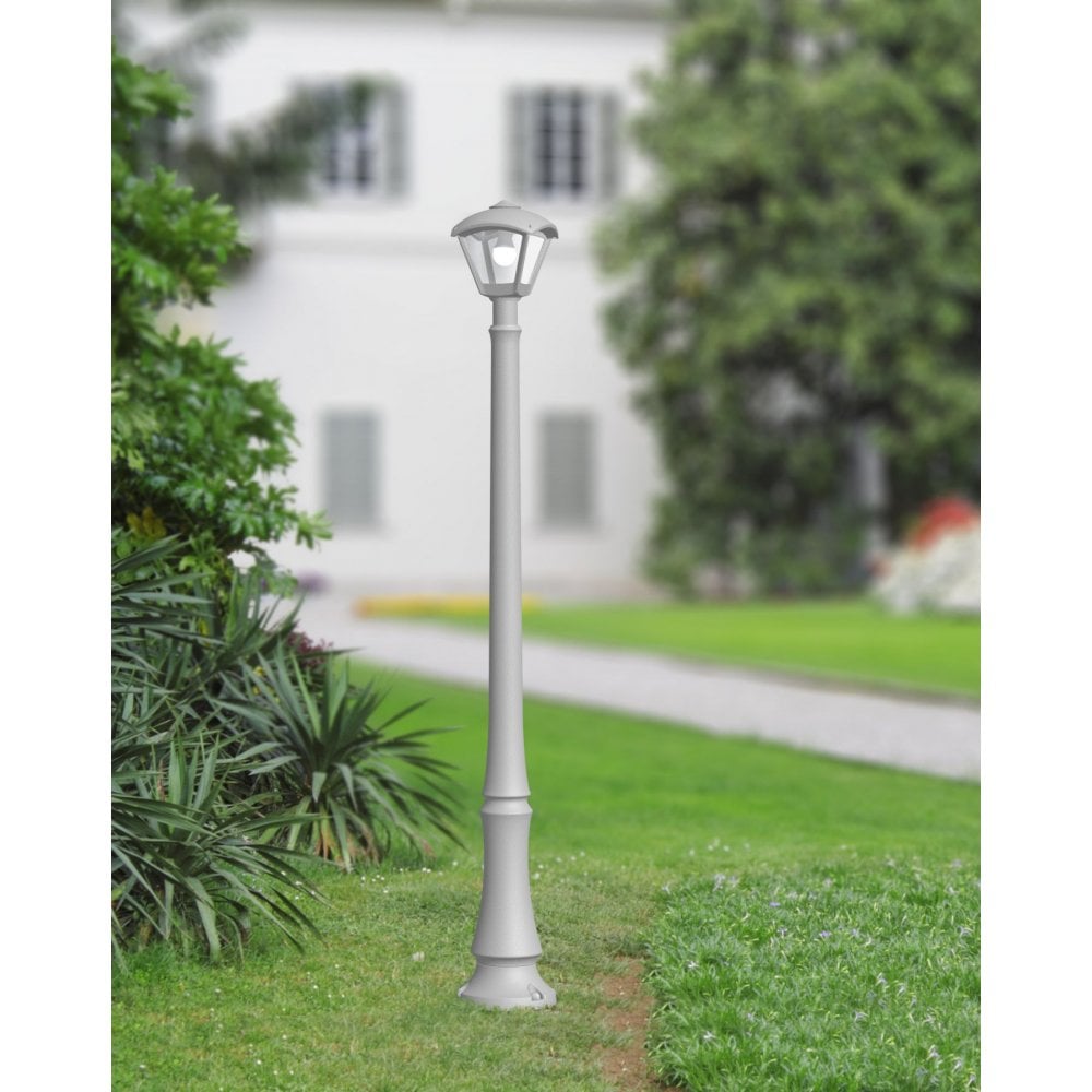 Dino Dario 8.5W Post Light in Grey