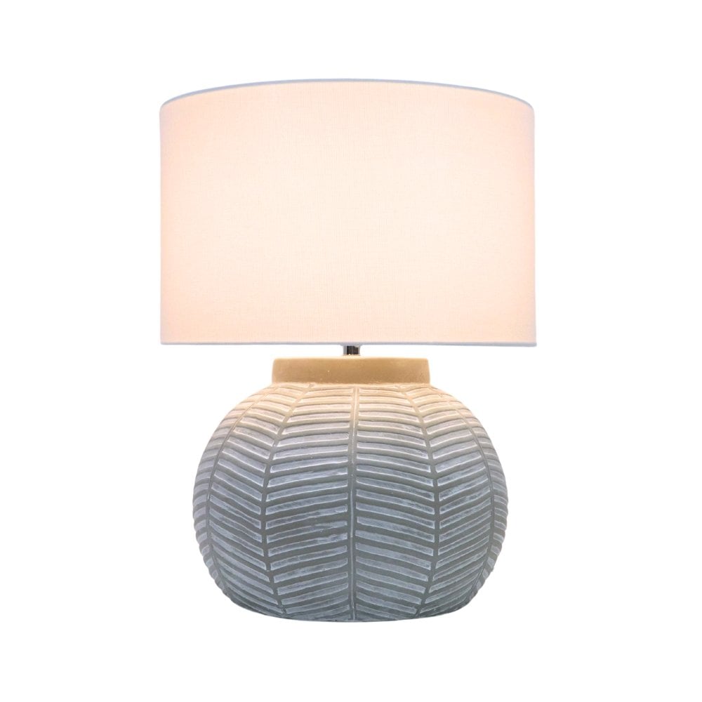 Ashford Stone Table Lamp C/W Shade
