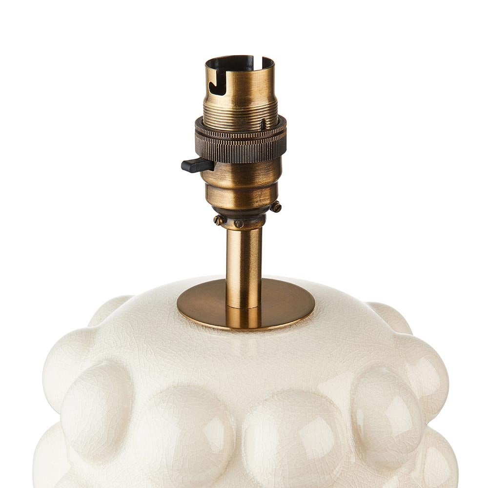 Bobble White Table Lamp Base Only