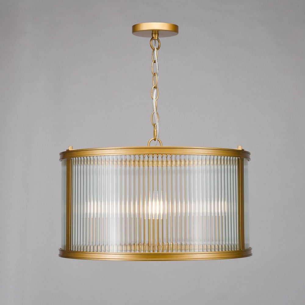 Bianka 3 Light Pendant in Bronze Finish