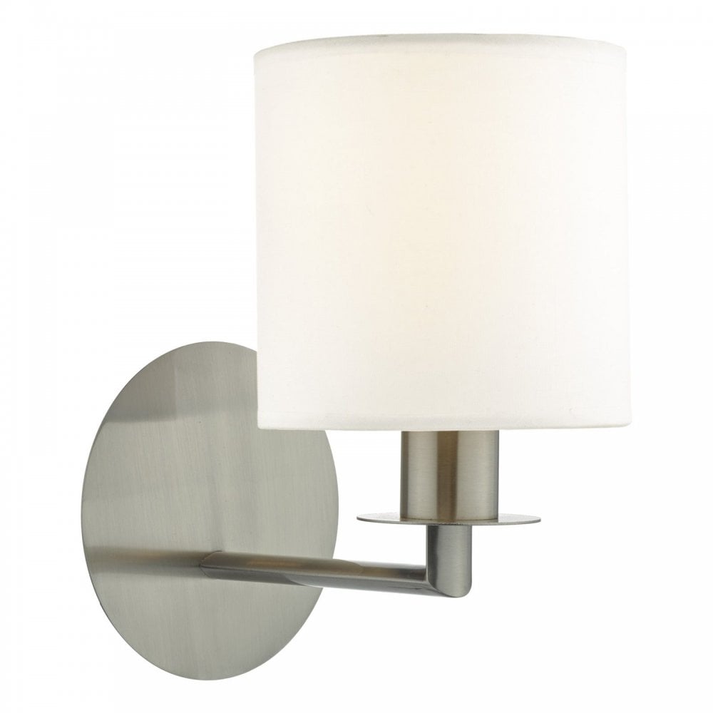 Tyler Wall Light in Satin Nickel Finish