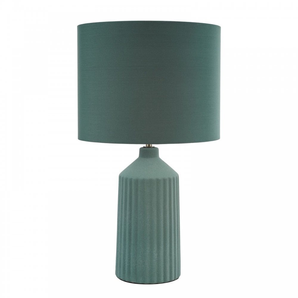 Chloris Large Green Table Lamp C/W Shade