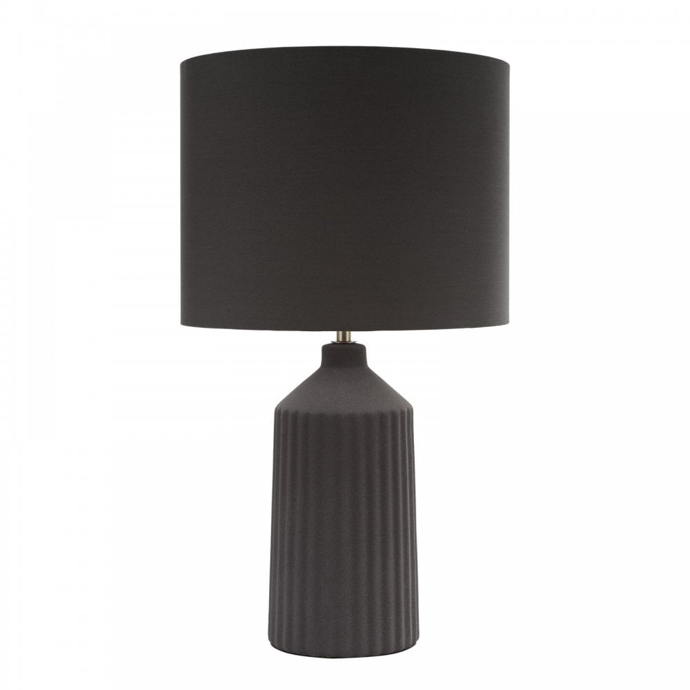 Chloris Large Grey Table Lamp C/W Shade