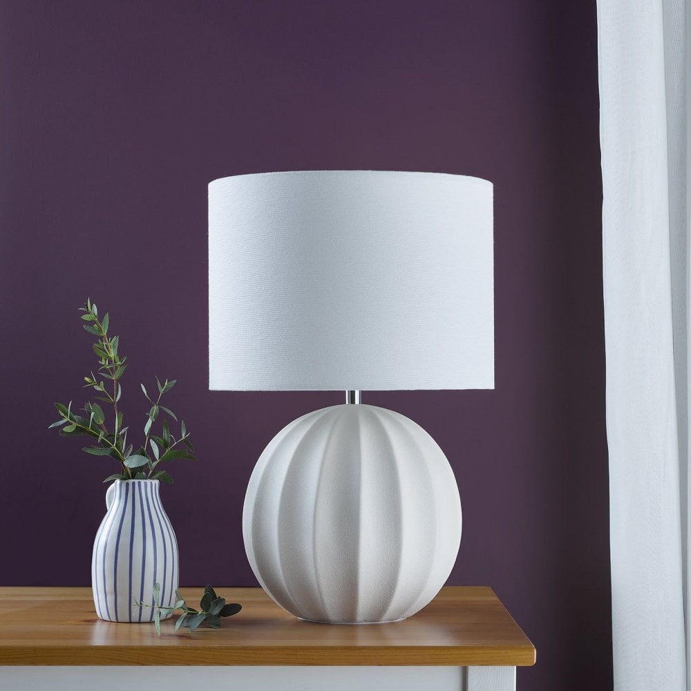 Mavis Cream Table Lamp C/W Shade