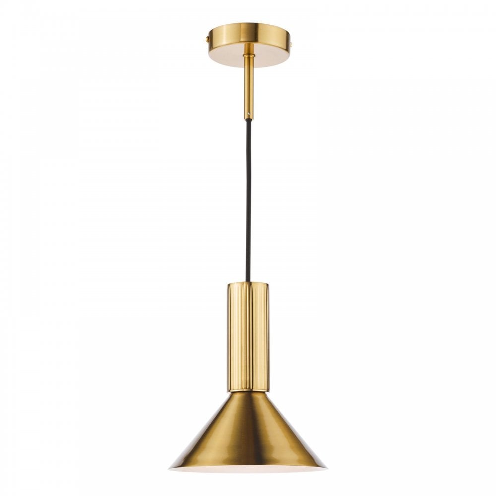Ragnar Natural Brass Pendant/Wall Light