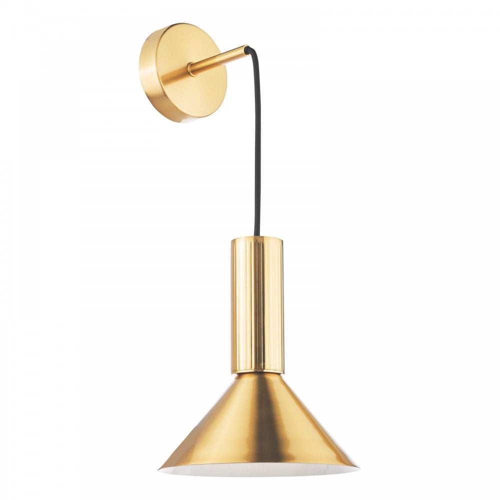 Ragnar Natural Brass Pendant/Wall Light