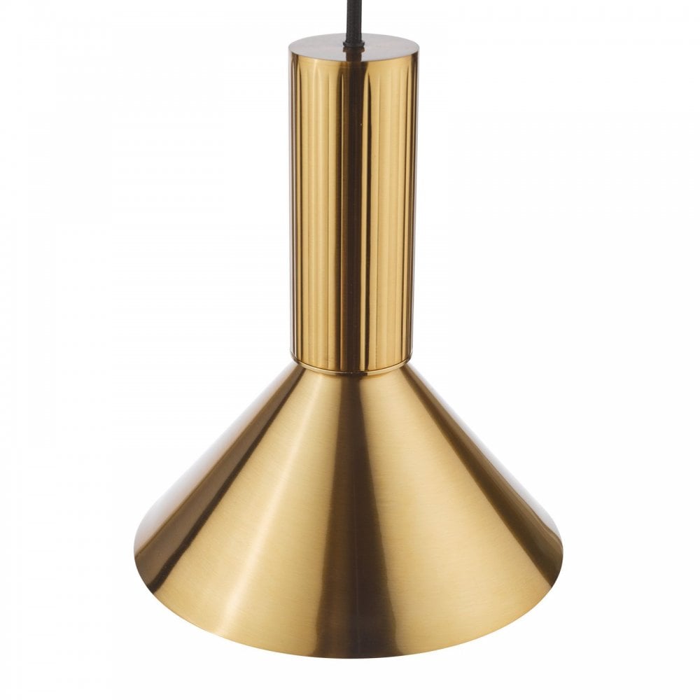 Ragnar Natural Brass Pendant/Wall Light