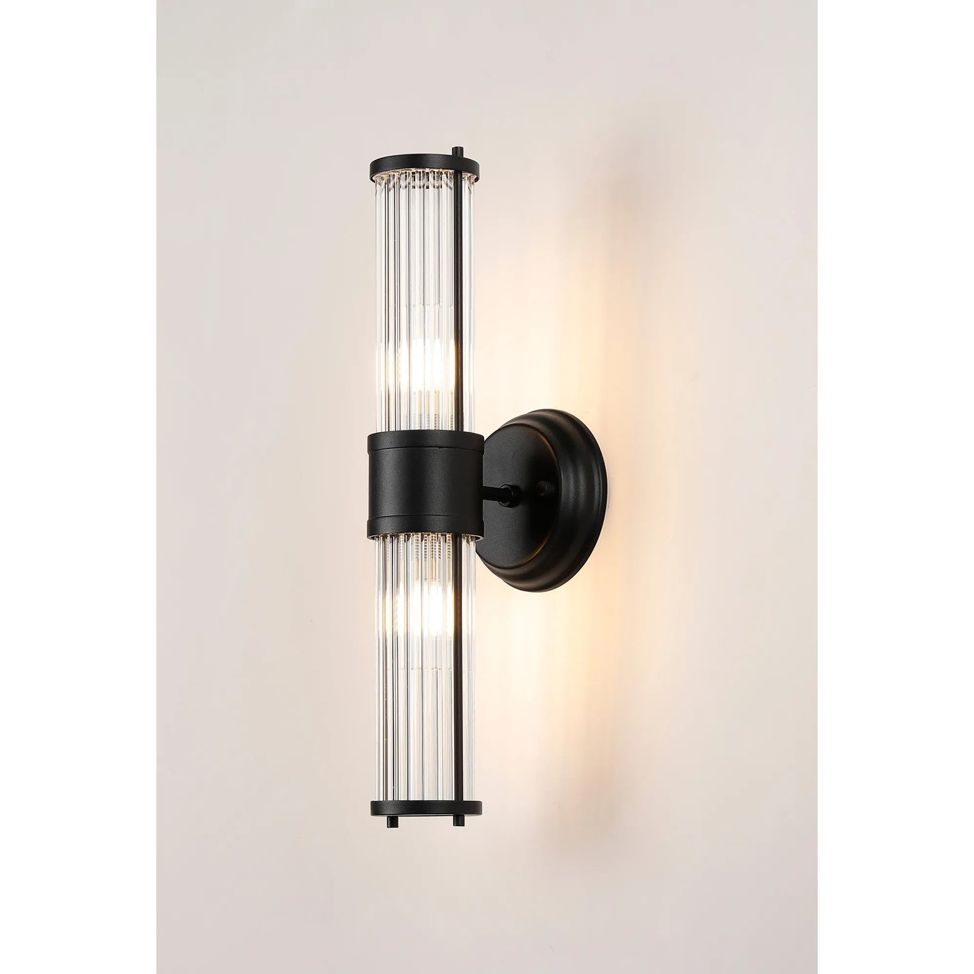 Appeal Up and Down Wall Light in Satin Black