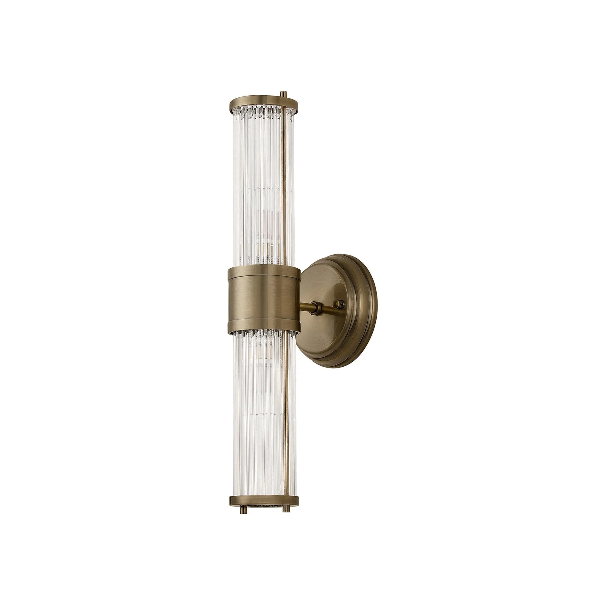Appeal Up and Down Wall Light in Antique Brass