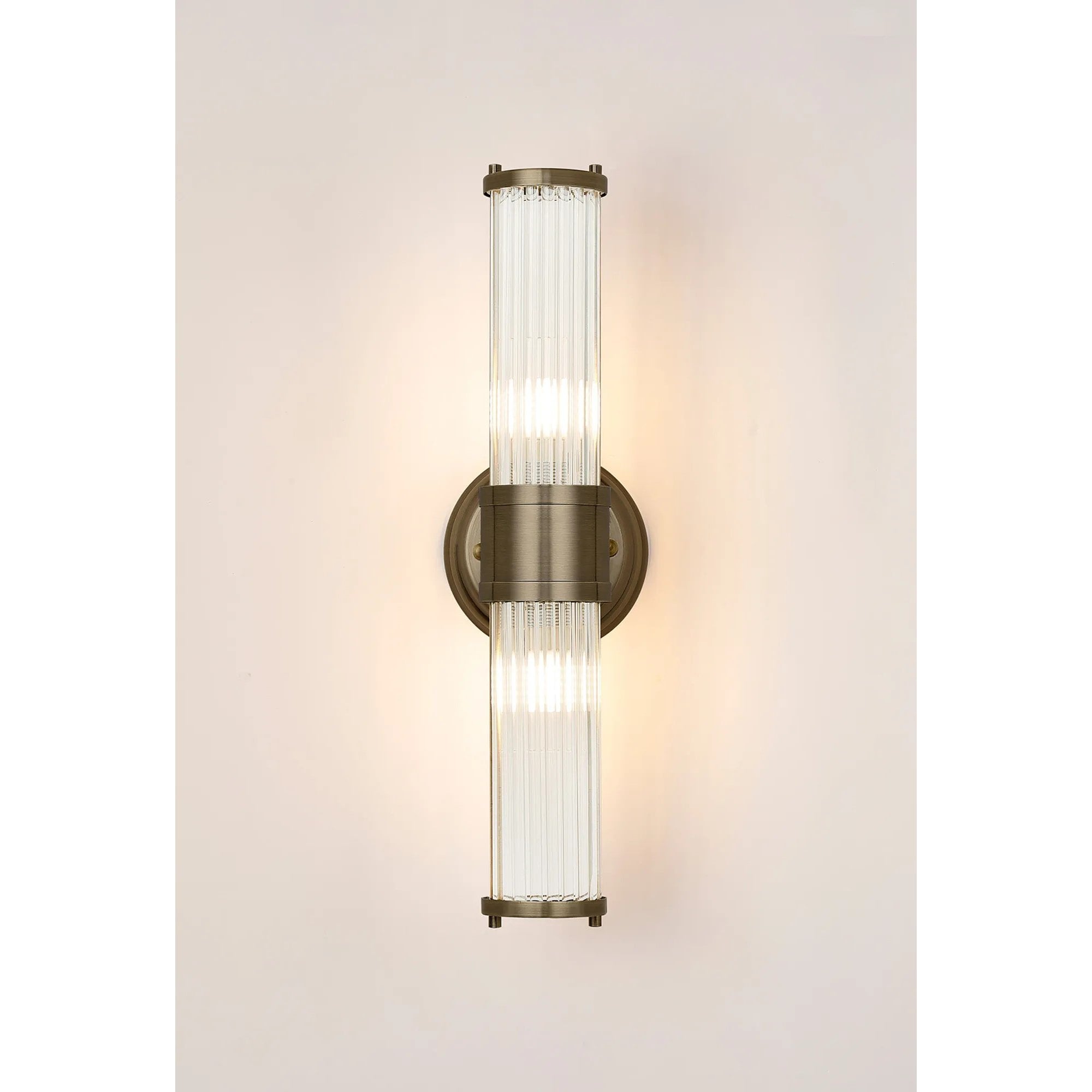 Appeal Up and Down Wall Light in Antique Brass