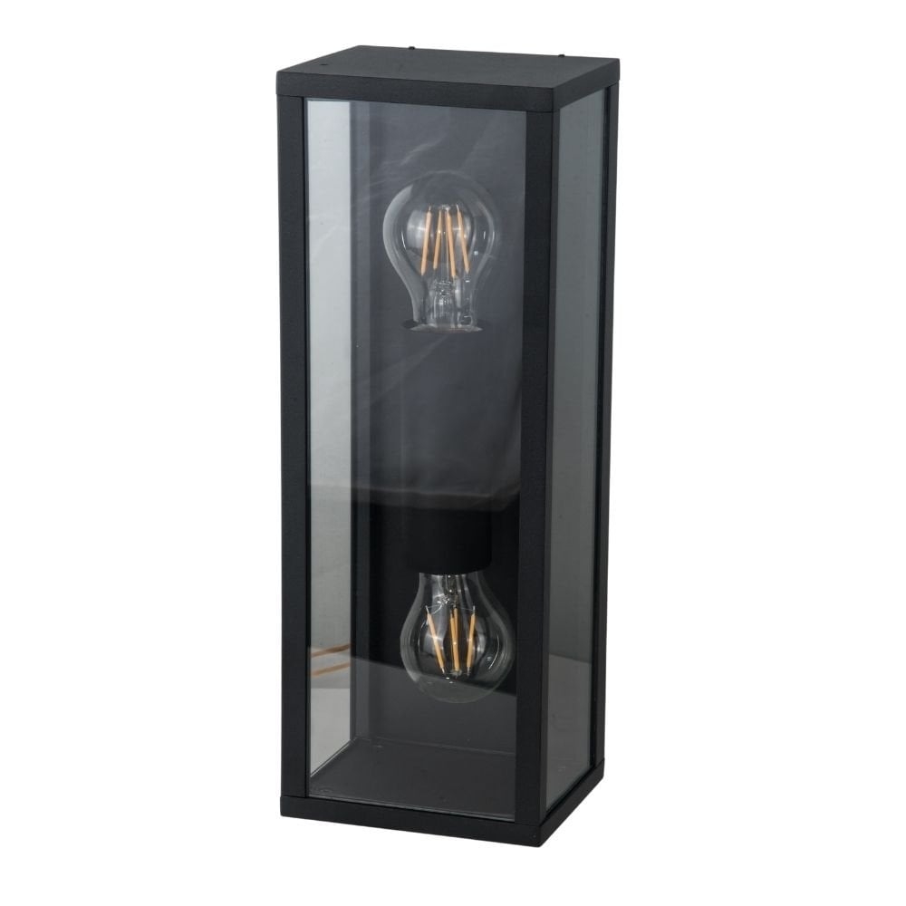 Parker Double Black Wall Light