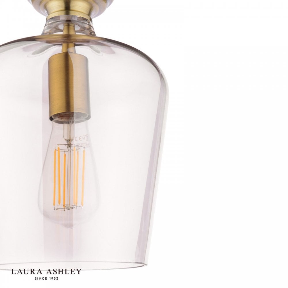 Ockley Polished Chrome Semi Flush Fitting