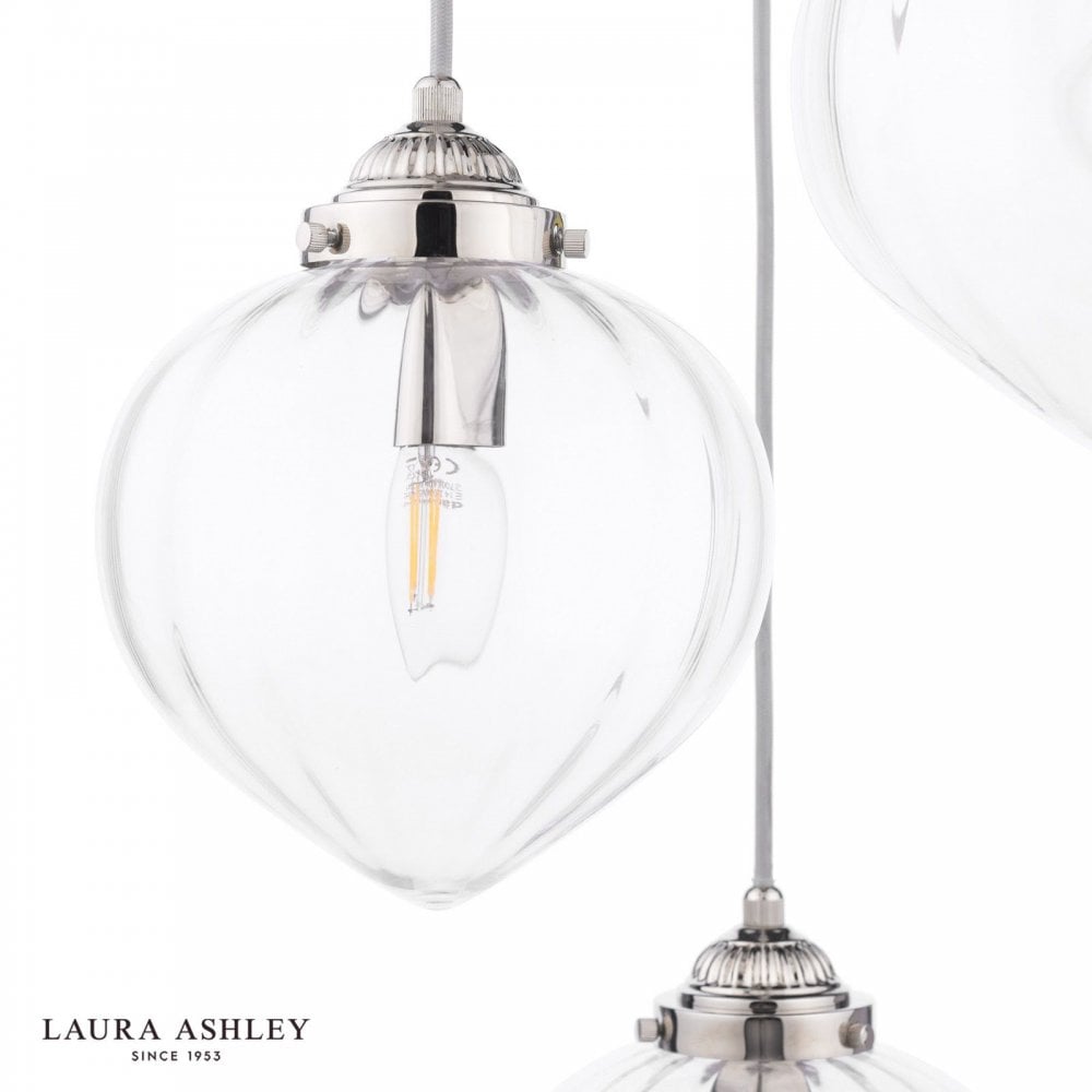 Whitham 3 Light Antique Brass Cluster Pendant