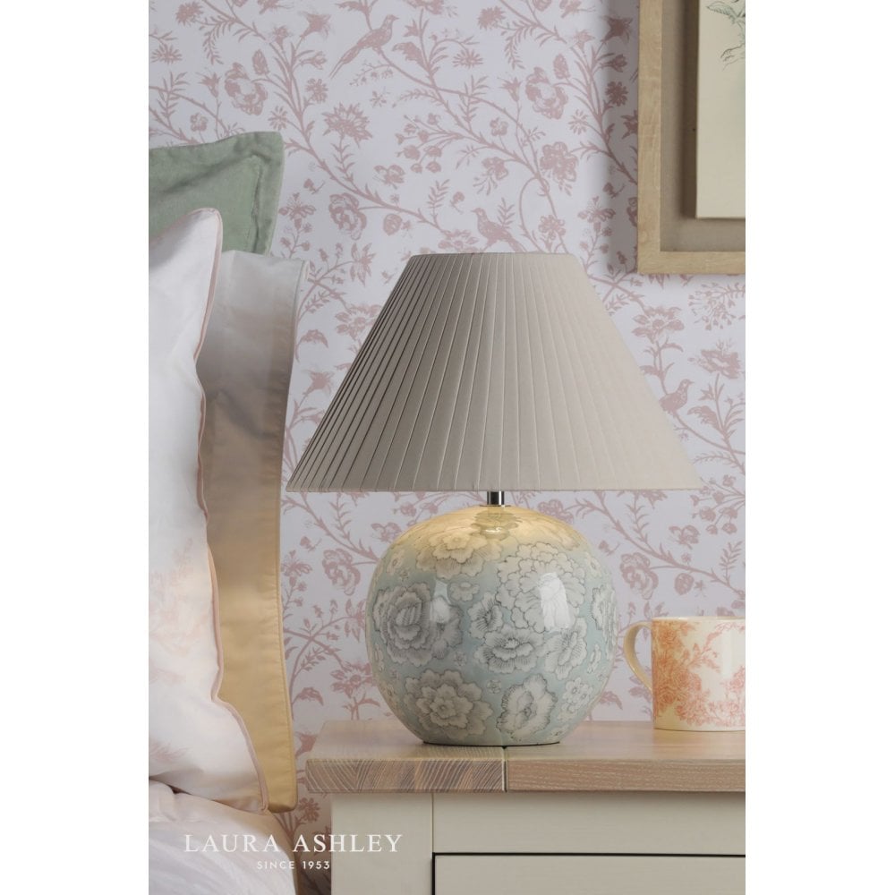 Montford Blue Table Lamp C/W Shade