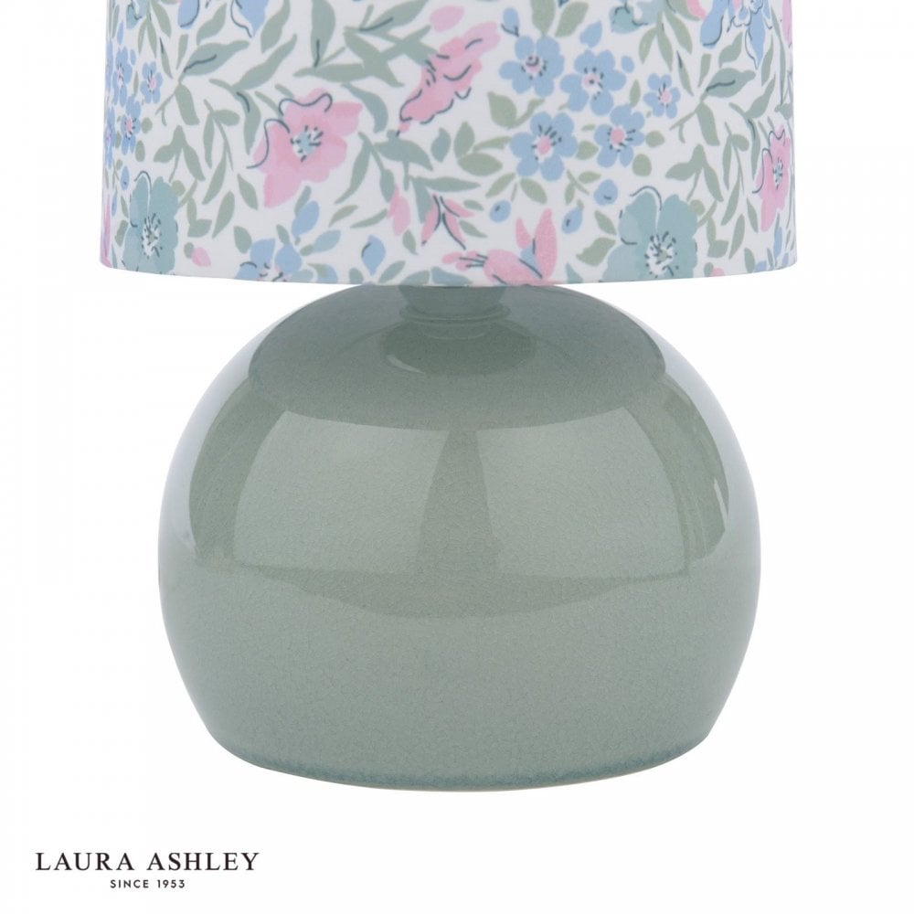Sherston Blue Table Lamp C/W Shade