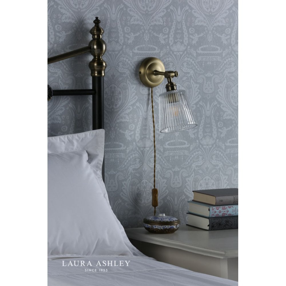 Callaghan Plugged Wall Light in Antique Brass