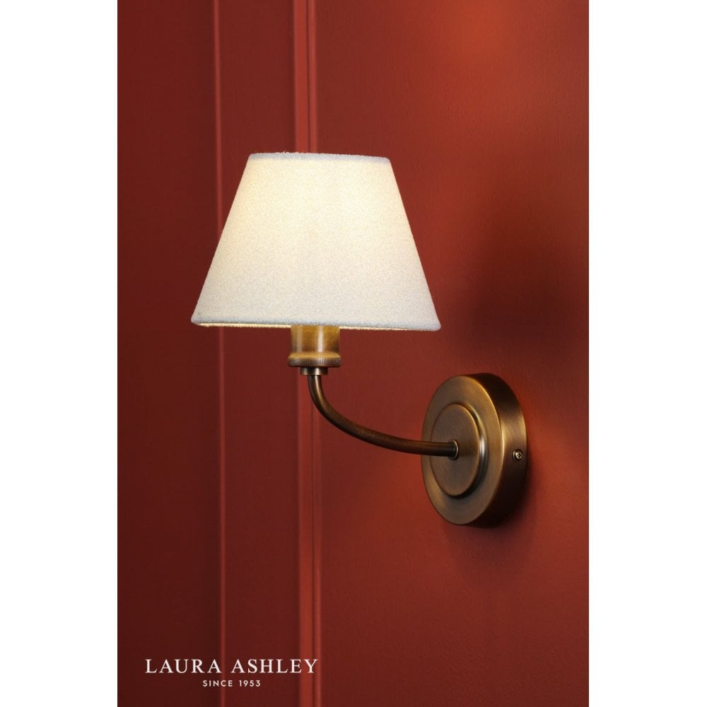 Denston Antique Bronze Wall Light C/W Shade
