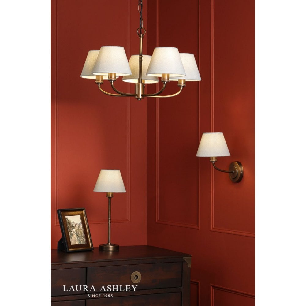 Denston Antique Bronze Wall Light C/W Shade