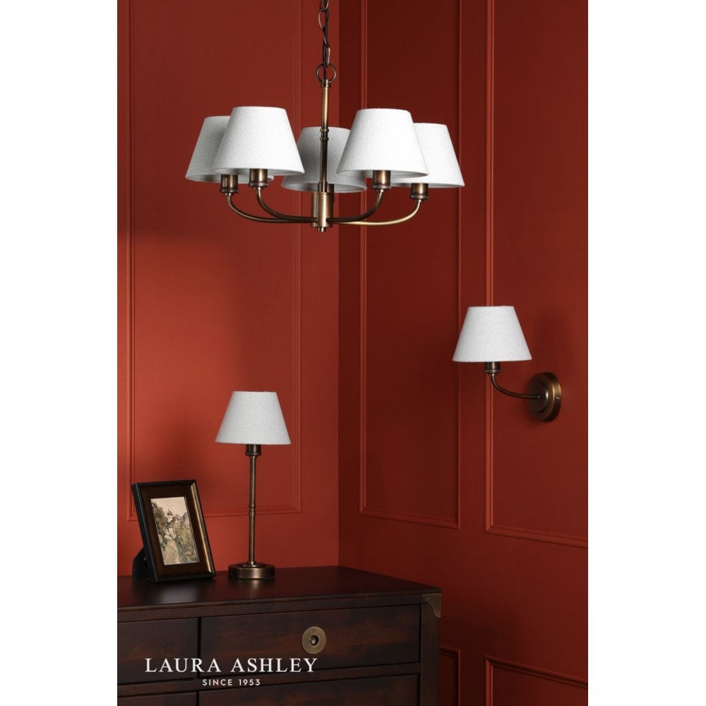 Denston Antique Bronze Wall Light C/W Shade