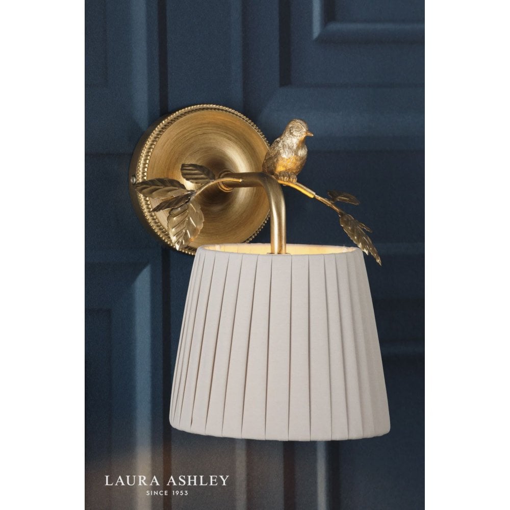 Egelton Aged Brass Wall Light C/W Shade