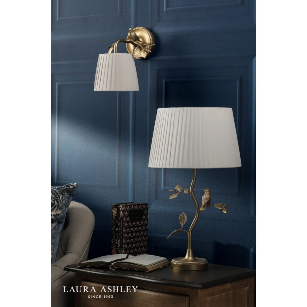 Egelton Aged Brass Wall Light C/W Shade