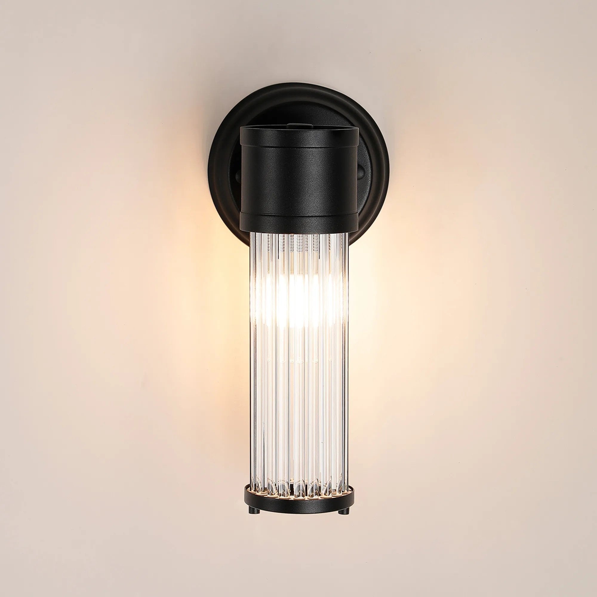 Appeal Single Wall Light in Satin Black