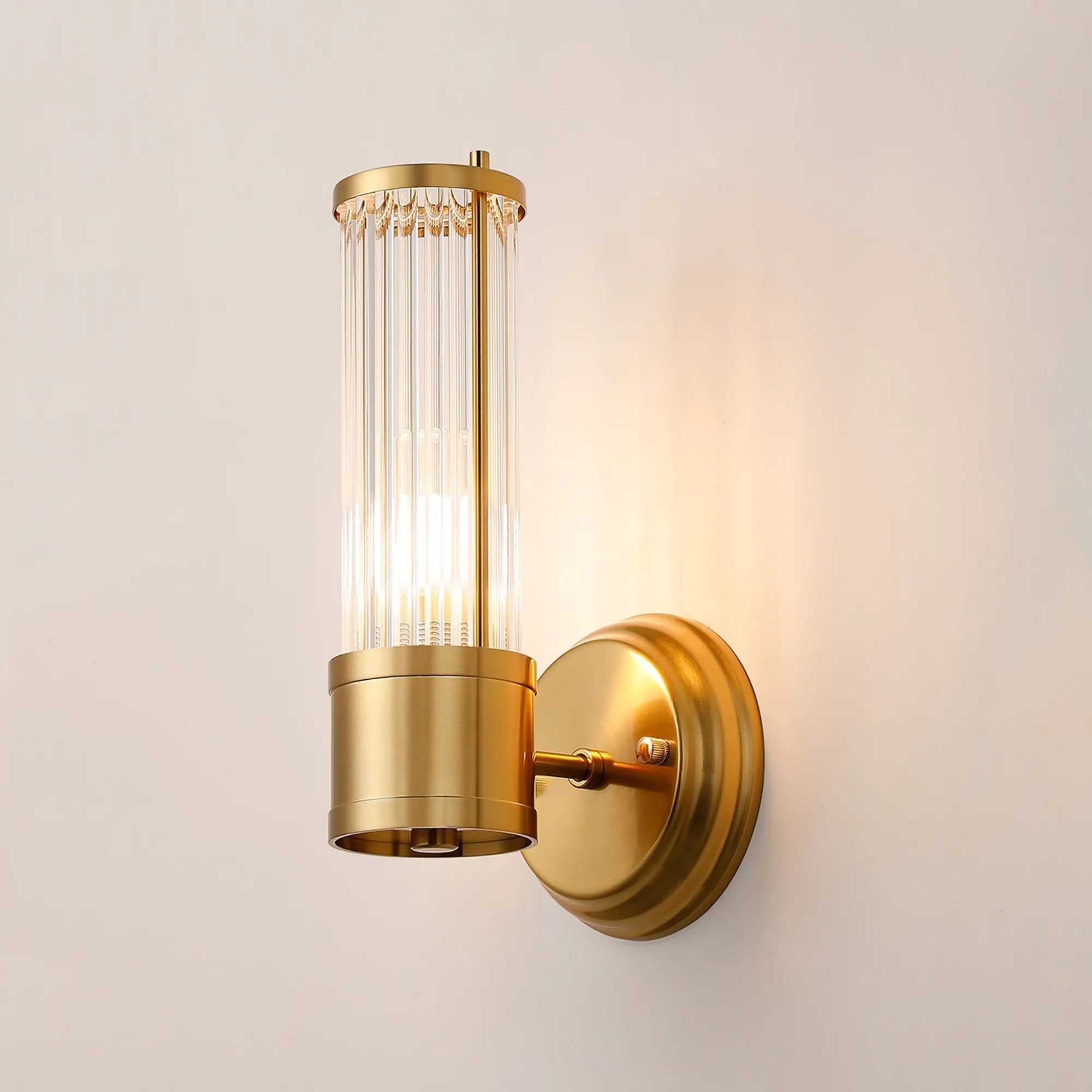 Appeal Single Wall Light in Gold Finish
