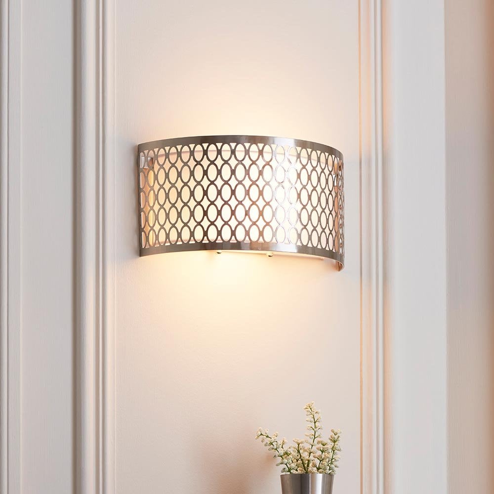 Cordero Wall Light in Satin Nickel