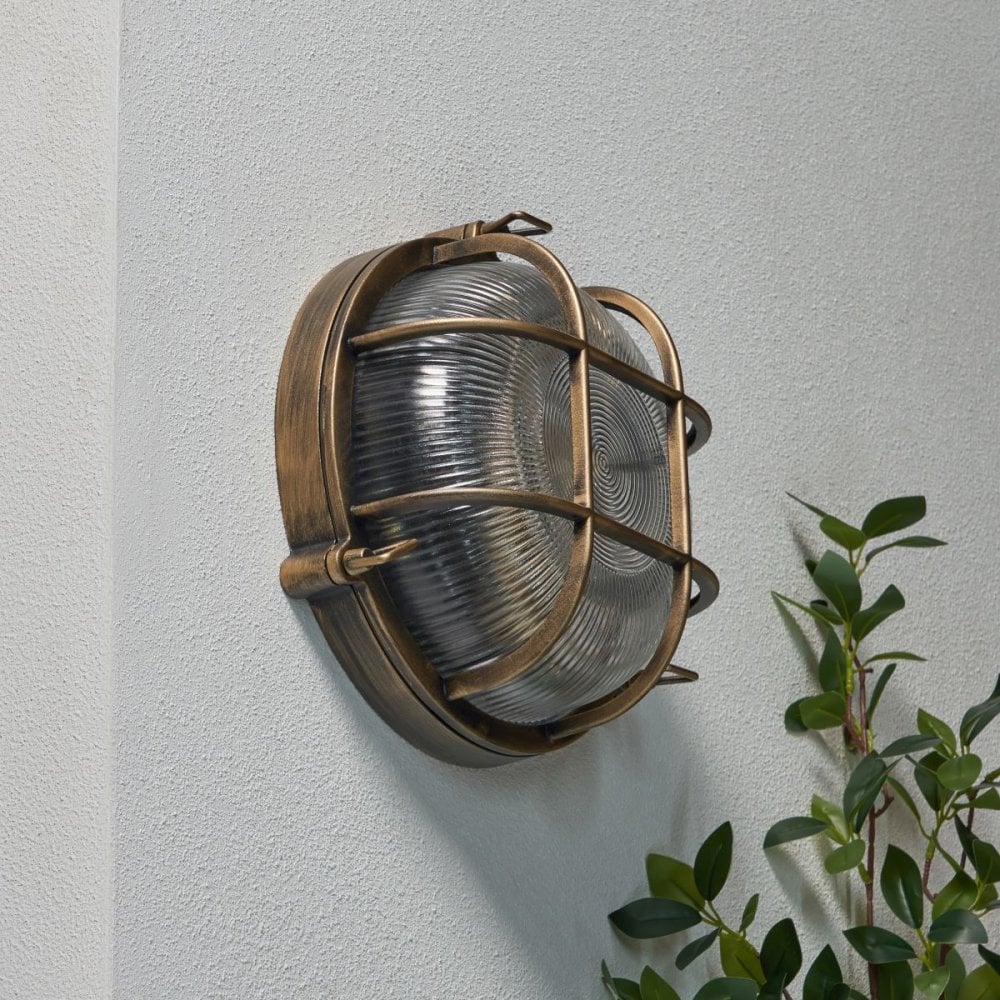 Gali Gold Caged Round Bulkhead